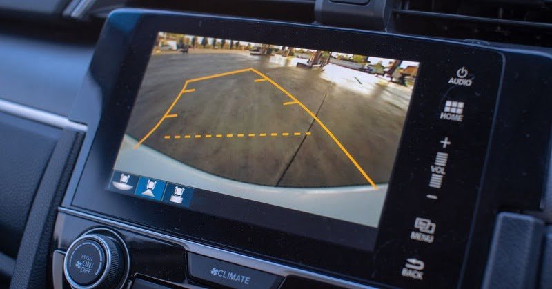 An Image From The Car 039 S Rear View Camera An image from the car's rear-view camera