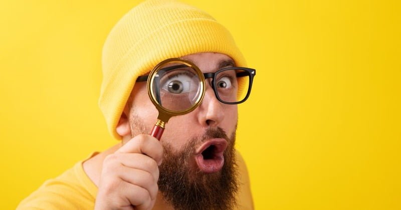 Person Looking Through Something person looking through something