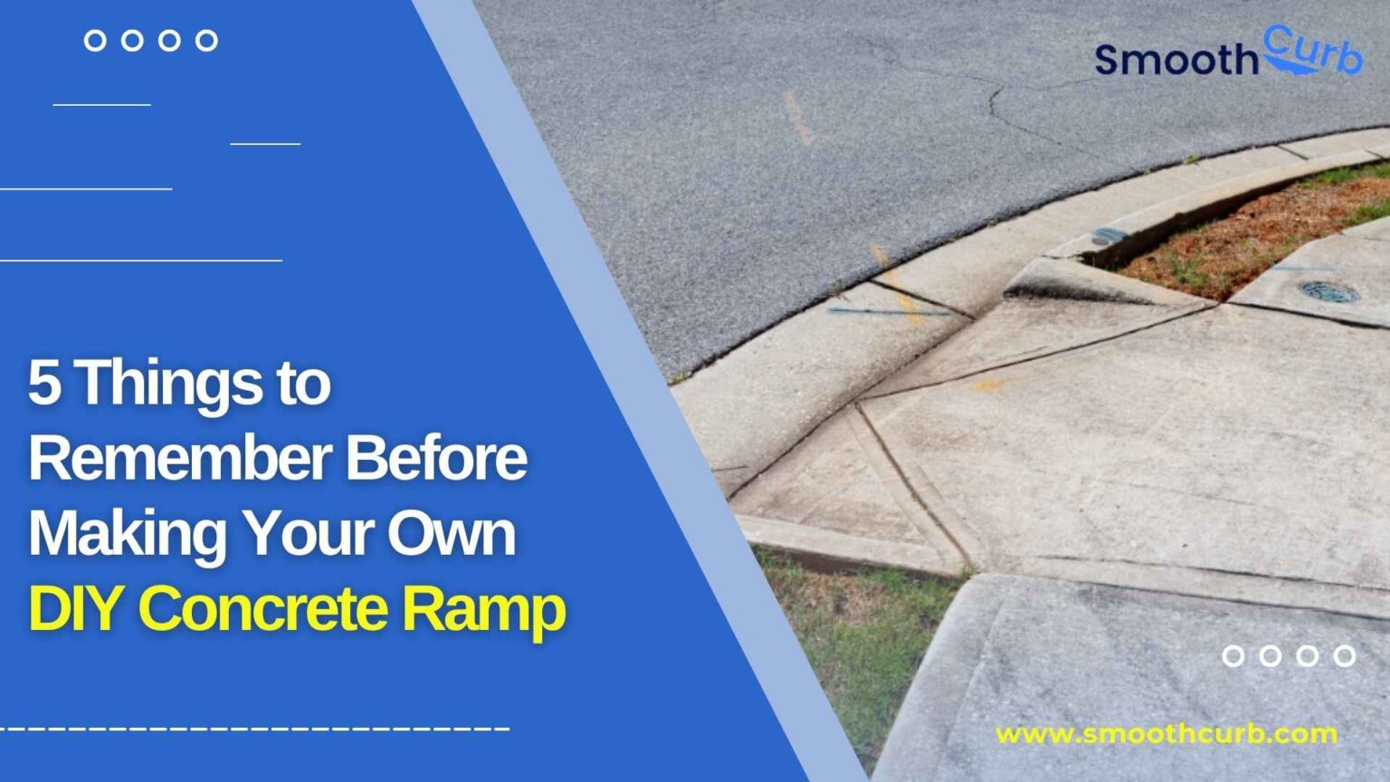 5 Things to Remember Before Making Your Own DIY Concrete Ramp