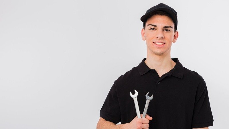 Portrait Of Handyman