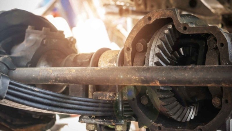 A Drive Shaft Hits A Rolled Curb