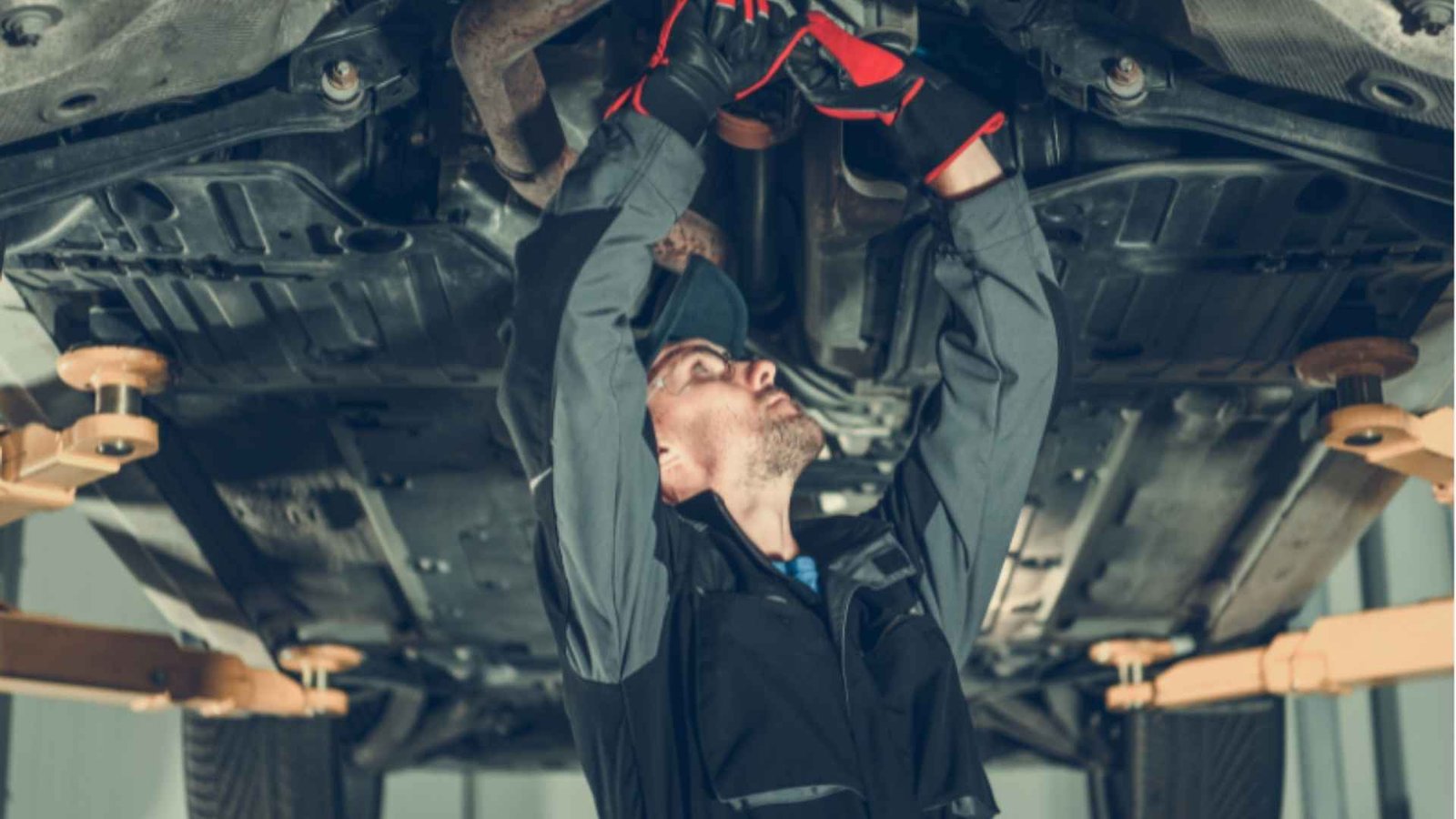 Car Mechanic Undercarriage
