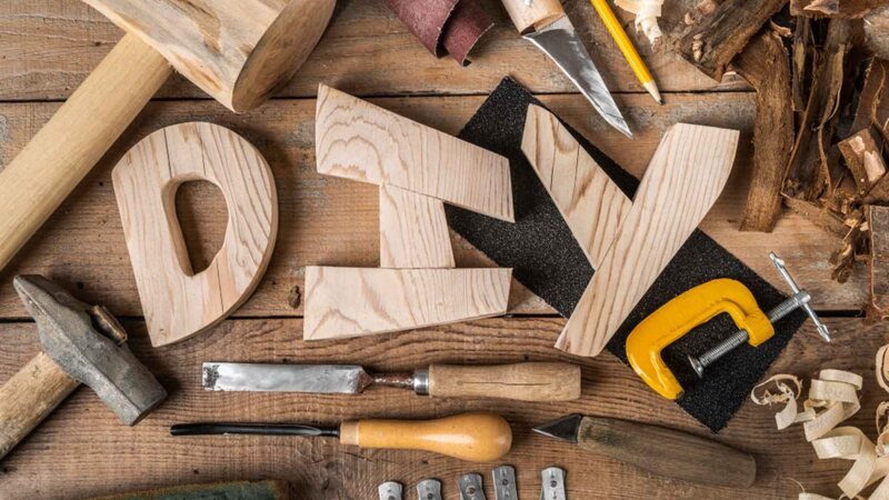 Diy Word And Tools Assortment