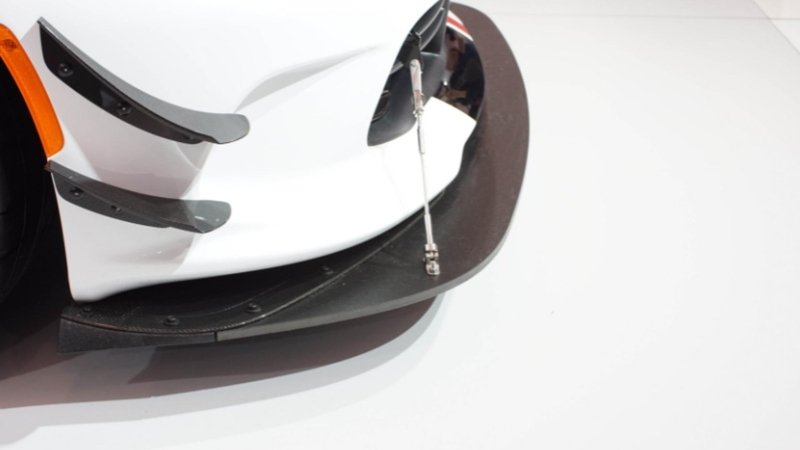 Front Spoiler On Sports Car