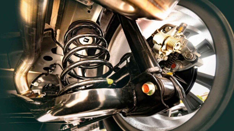 Shock Absorber Brake Suspension Under The New Car