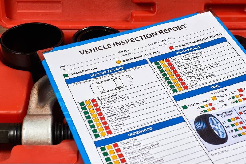 Vehicle Inspection Report